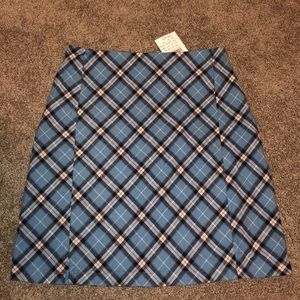 Plaid Mini Skirt
